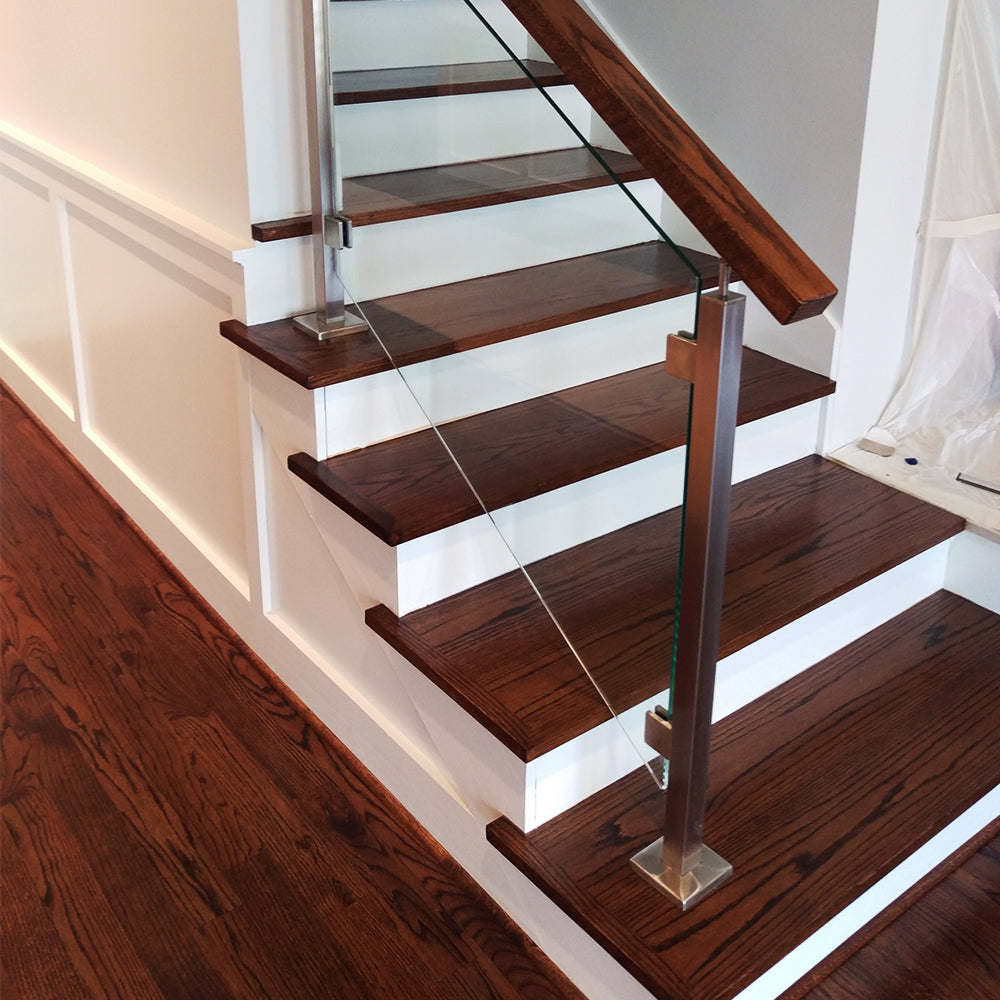 Affordable Stair Parts Mitered Return Stair Tread