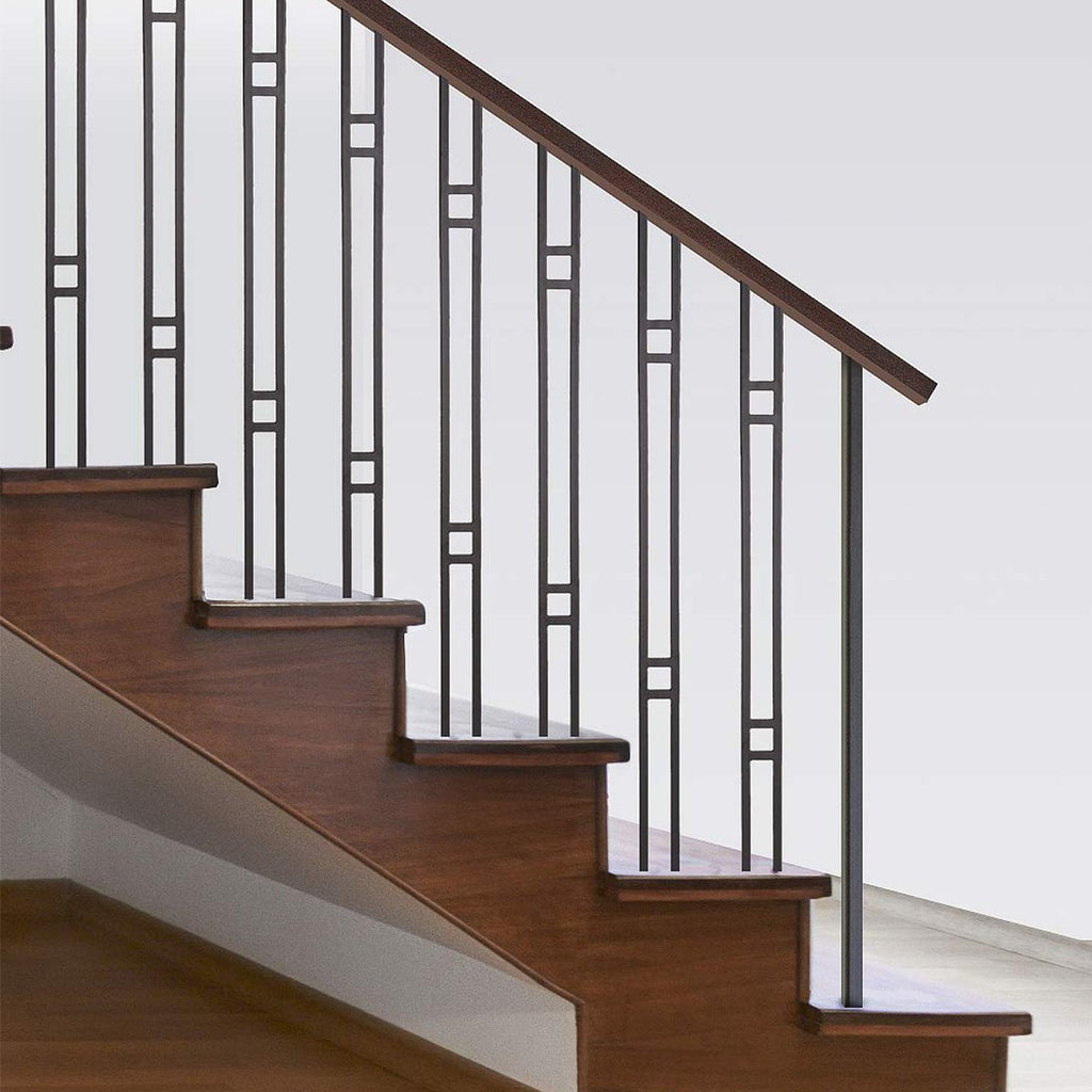 Stair Wrought Iron Newel Post