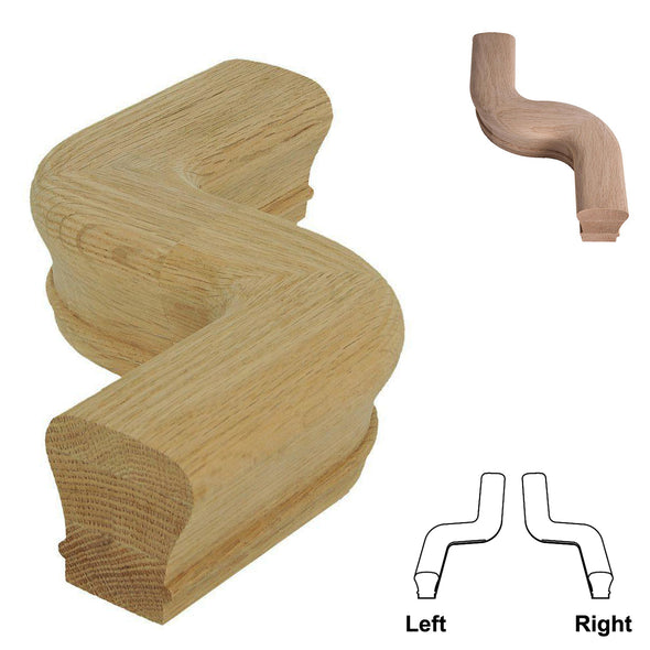 Cheap Right "S" Turn Stair Handrail Fitting