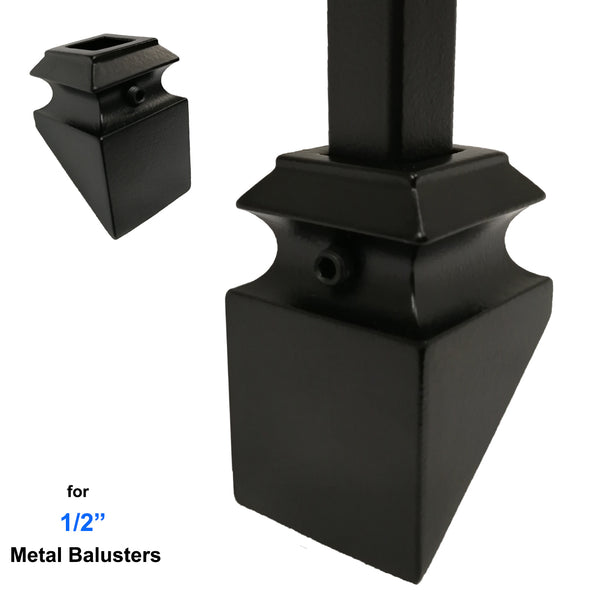 Affordable Stair Slant/Pitch Shoe for 1/2" Iron Balusters