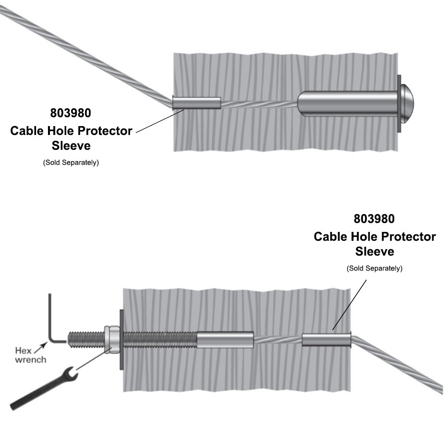 Cable Railing Protector Sleeves