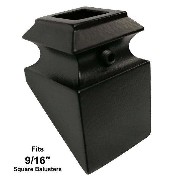 Affordable Slant/Pitch Shoe for 9/16" Iron Balusters