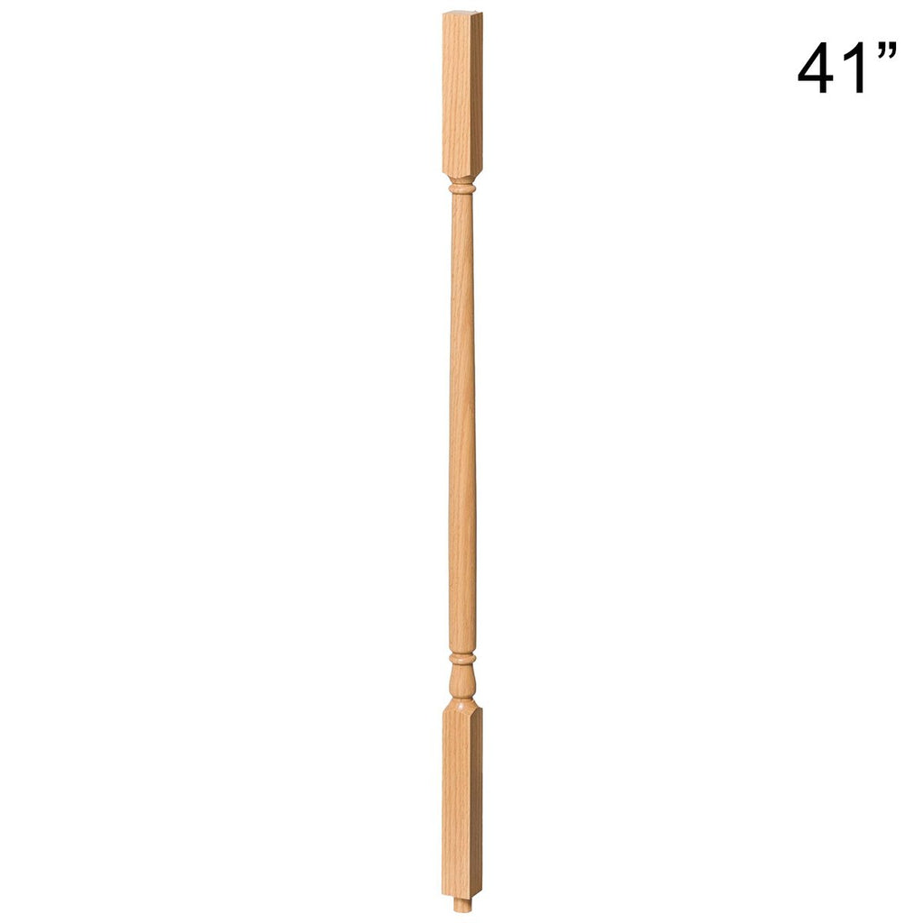 Affordable Stair Parts 41" Square Top Wood Baluster 5141