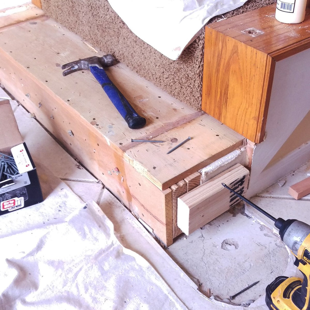 Stair Hardwood Tread Installation