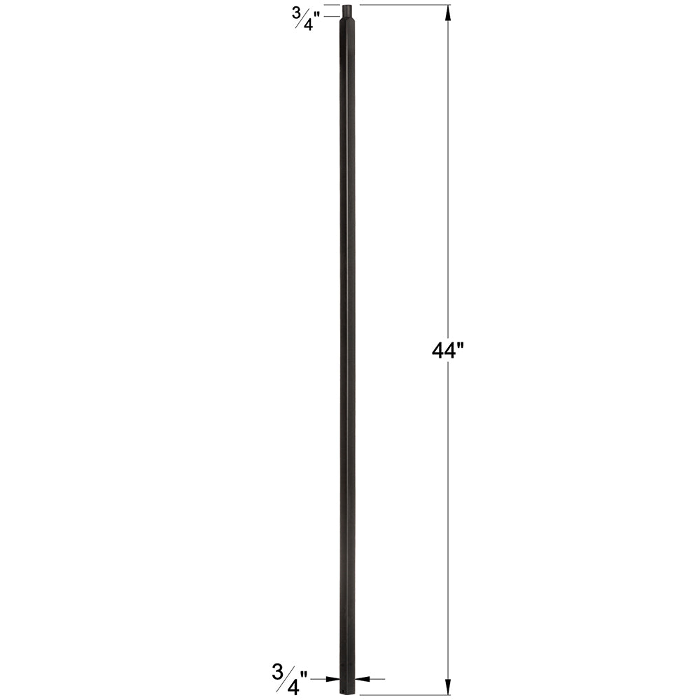 mega series iron baluster staircase