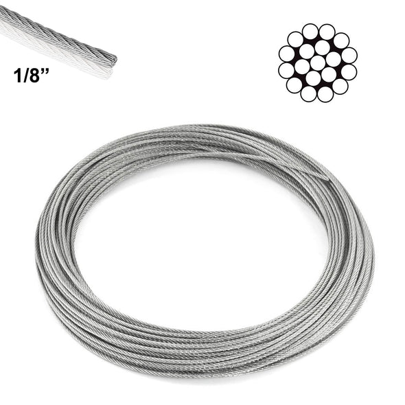 Stainless Steel Cable Coil 1/8"