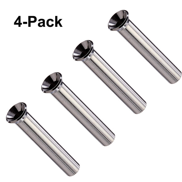 Affordable Stainless Cable Protector Sleeves (4-Pack)