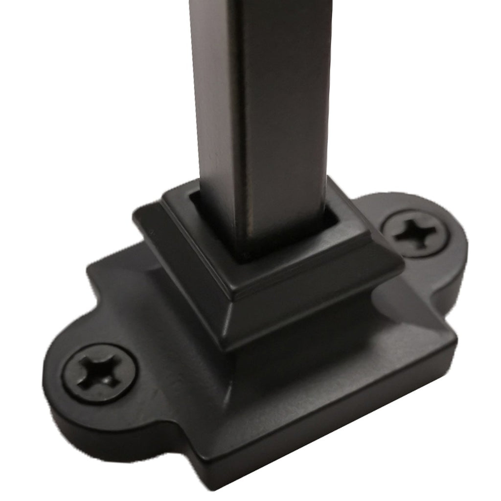 screw down iron baluster flat shoe