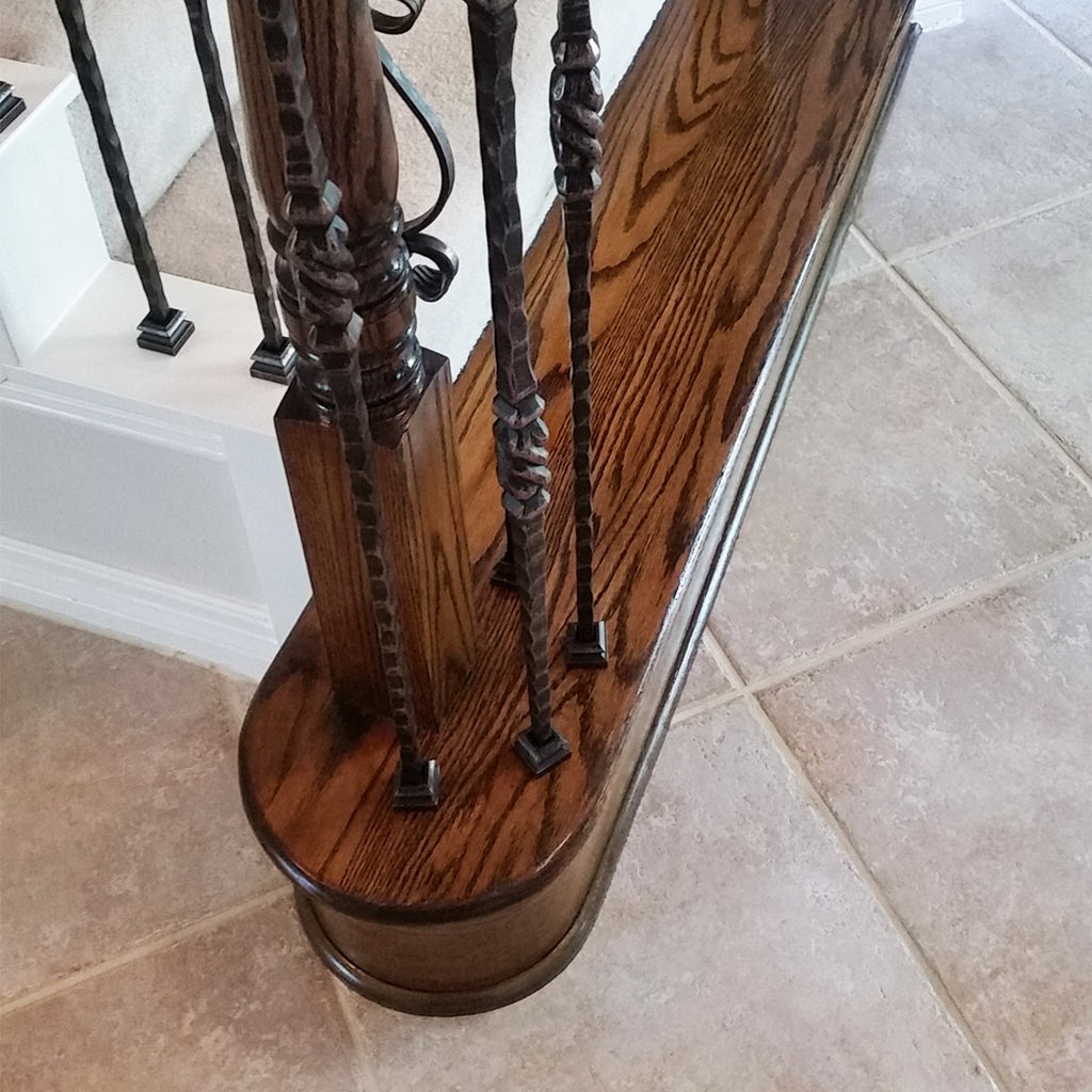 Stair Hardwood Tread Starting Step