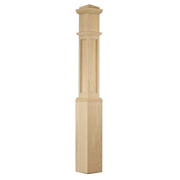 Affordable 4991 Recessed Panel Box Newel