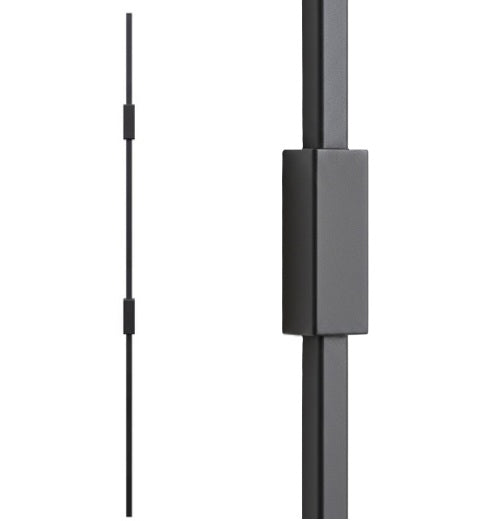 ARQ Collection- Double Cube Accent Iron Baluster