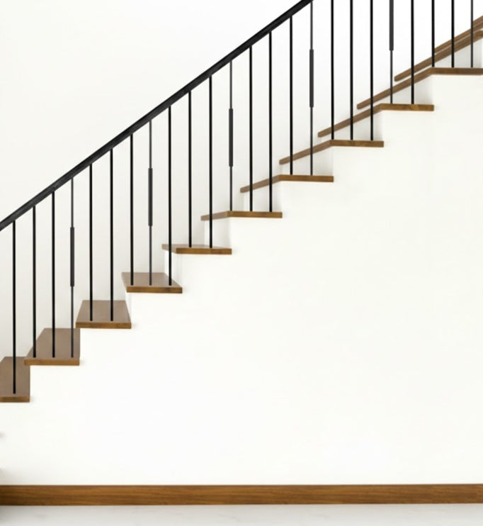 ARQ Collection- Long Cube Accent Iron Baluster