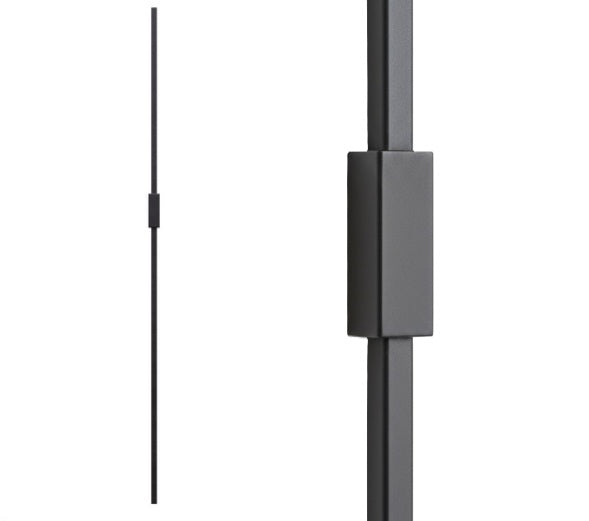 ARQ Collection- Single Cube Accent Iron Baluster