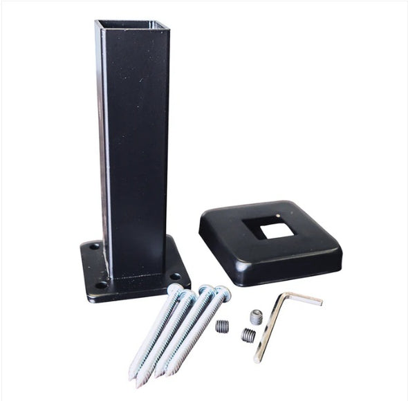 Modern Iron Newel Post Mounting Kit