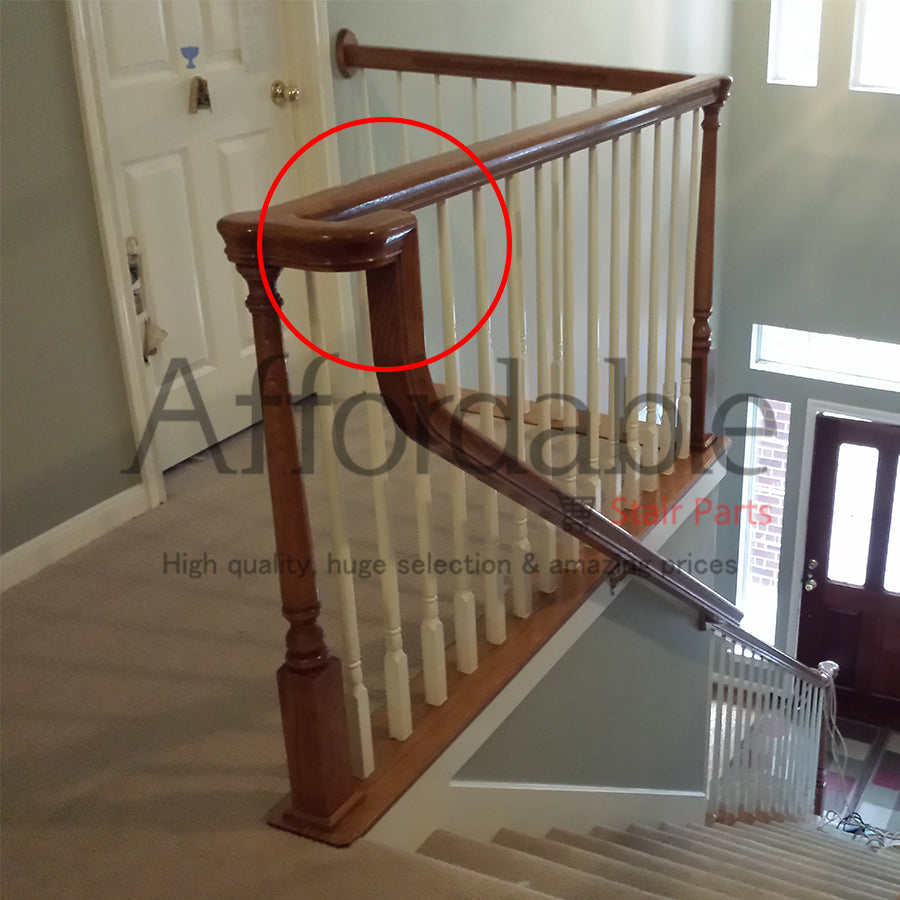 Affordable Stair Gooseneck Handrail Fitting