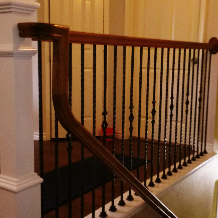 2-Rise Right Gooseneck Handrail Fitting - Affordable Stair Parts ...