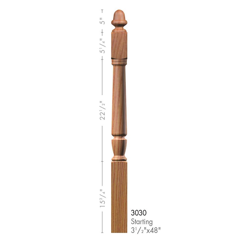 Affordable 3030 Stair Wood Newel Post