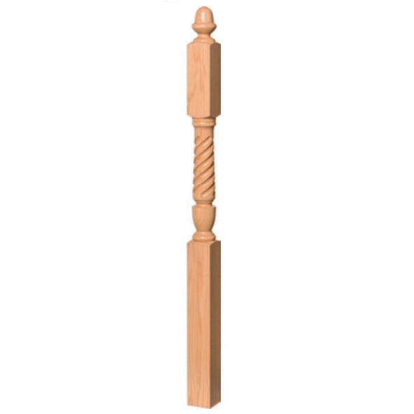 3045-T Stair Wood Newel Post