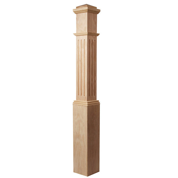 4891 Fluted Stair Box Newel