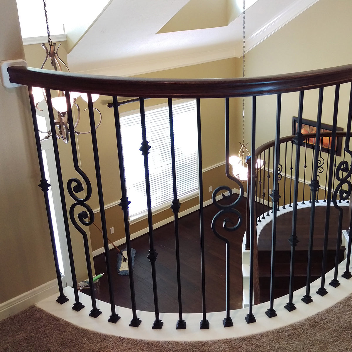 Bent Railing 6010 Bending Handrail for Curved Stairs - Affordable Stair Parts ...