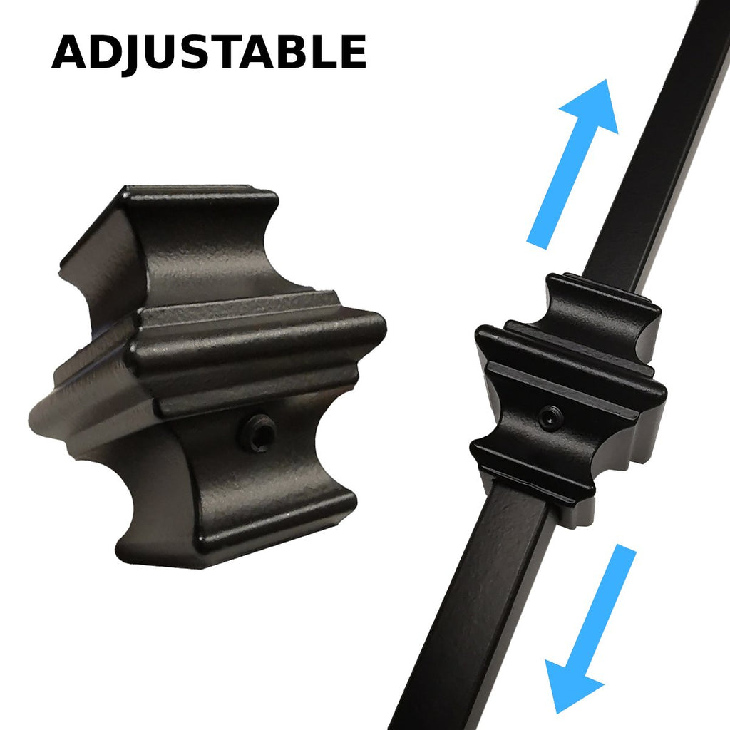 Adjustable Stair Knuckle with Set Screw