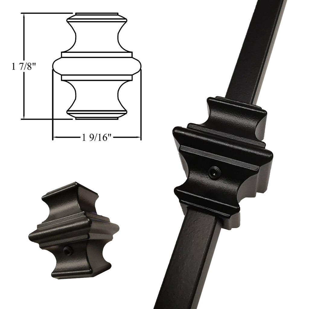 Adjustable Knuckle with Set Screw for Iron Balusters