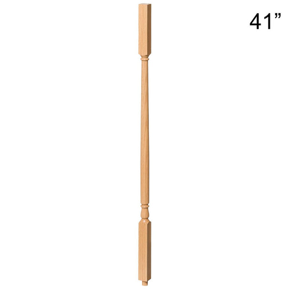 Affordable Stair Parts 41" Square Top Wood Baluster 5141