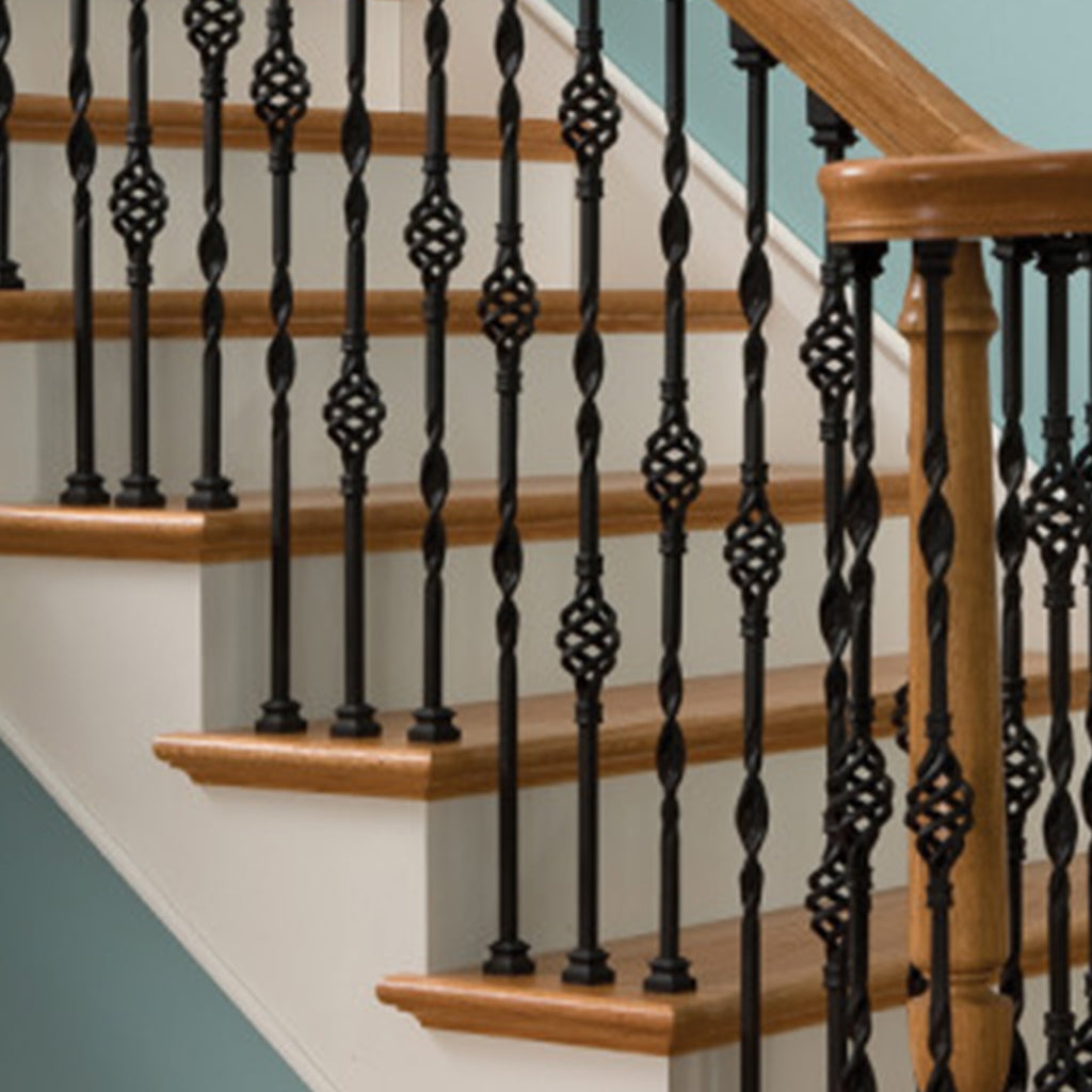 Stair Ribbons Wrought Iron Baluster