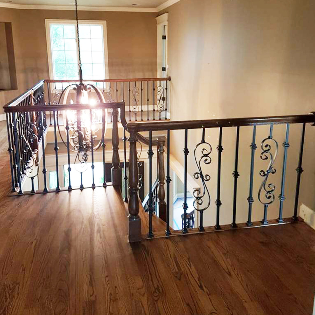 Mega Single Knuckle Wrought Iron Baluster - Affordable Stair Parts ...
