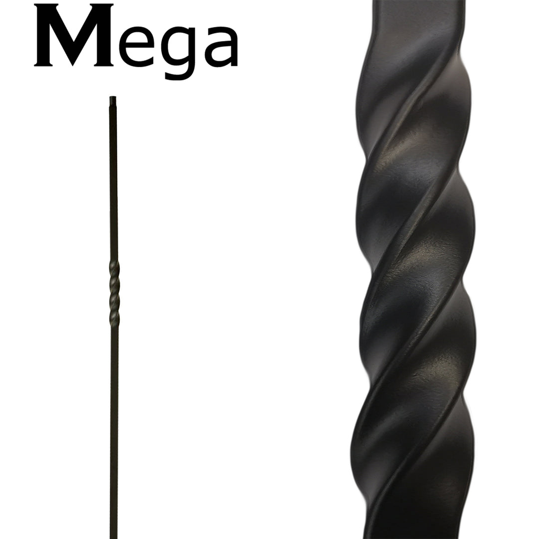 Mega Series Iron Balusters – Wide & Bold Wrought Stair Balusters ...