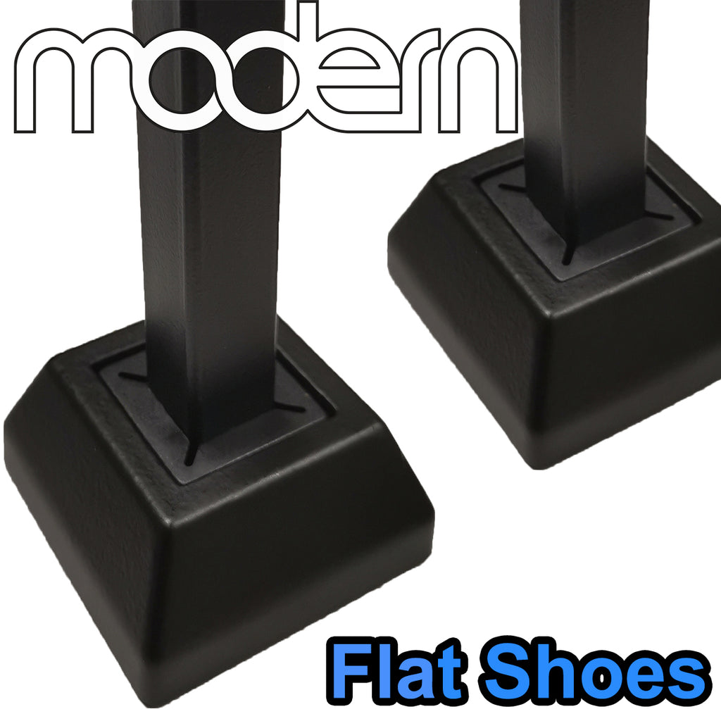 Stair Modern Flat Iron Baluster Shoe (Satin Black)