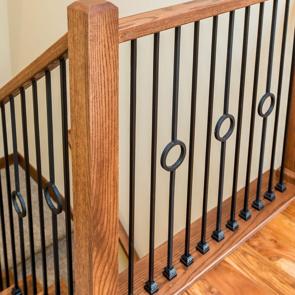 One circle stair iron balusters