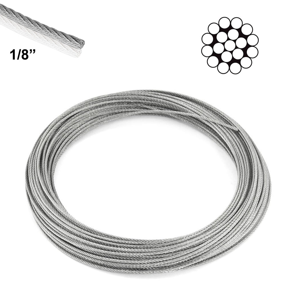 Stainless Steel Cable Coil 1/8 - Affordable Stair Parts