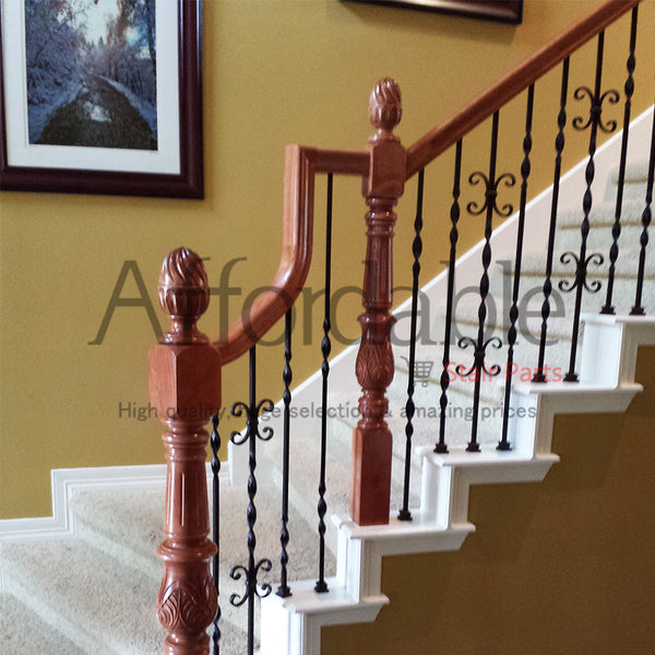 2-Rise Straight Gooseneck Handrail Fitting - Affordable Stair Parts ...