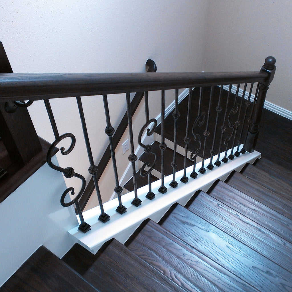 Staircase Wrought Iron Baluster Shoes
