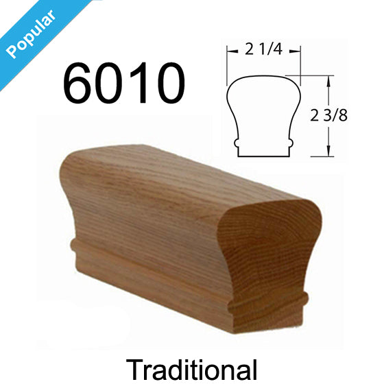 2-Rise Straight Gooseneck Handrail Fitting - Affordable Stair Parts ...