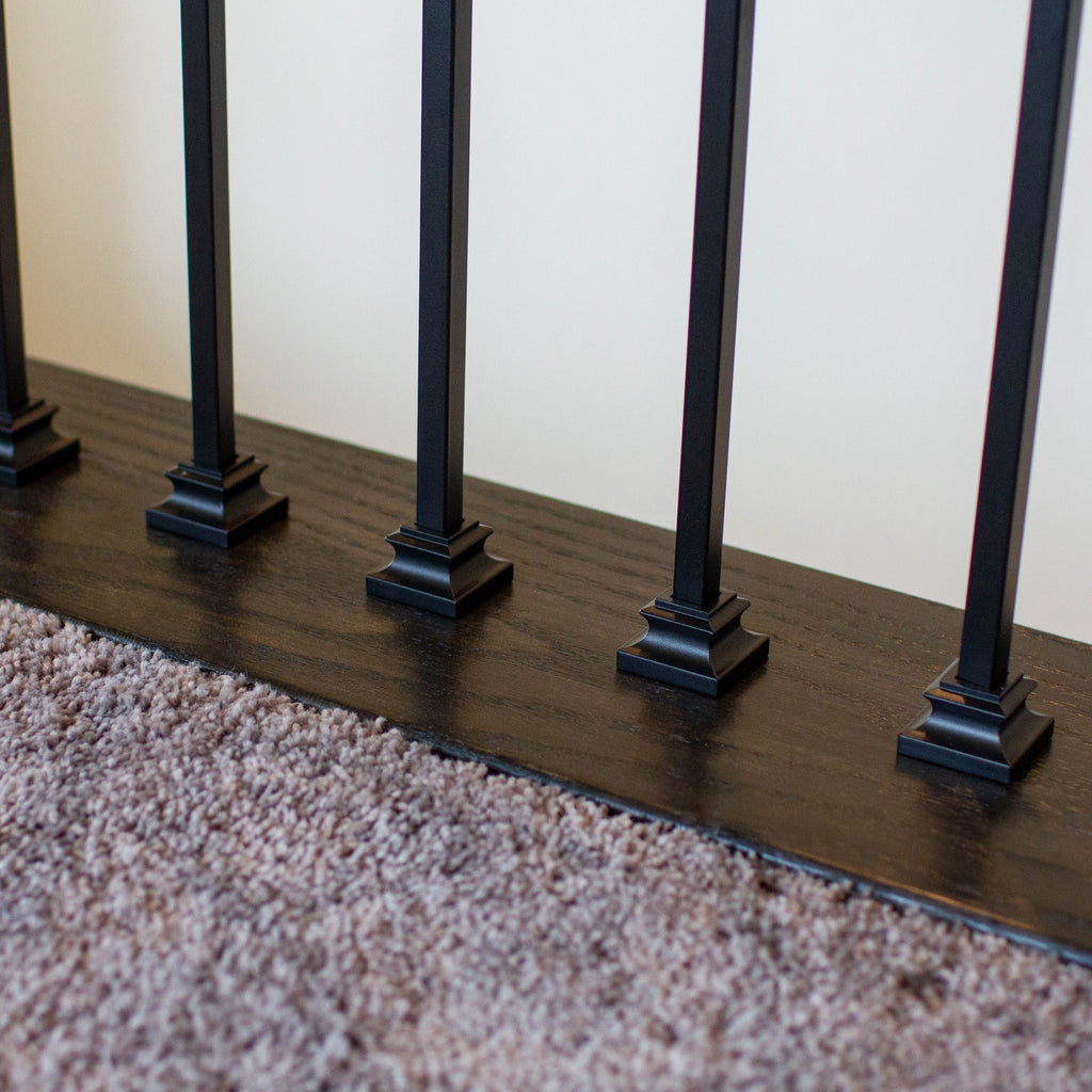 Railing Iron Baluster Shoe for Stair Remodel